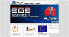 Desktop Screenshot of lantel.hu